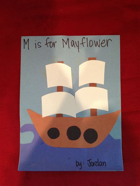 mayflower craft preschool